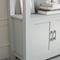 Martha Stewart Hutton Four Tier Shaker Style Bookcase with Storage Cabinet in Gray with Brushed Nickel Hardware ZG-053-GY-MS - alternate 5